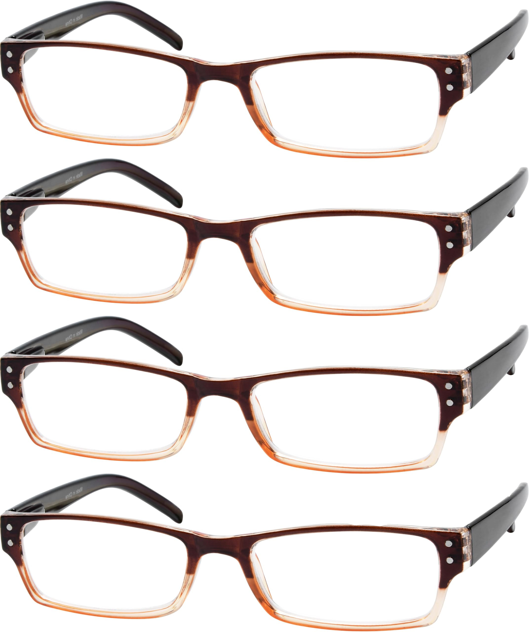 Reading Glasses Two-Tone 4 Pack - Brown 1.25 Diopters-image-a9a85f78-7450-4e4d-9317-915d17402ccb-4540