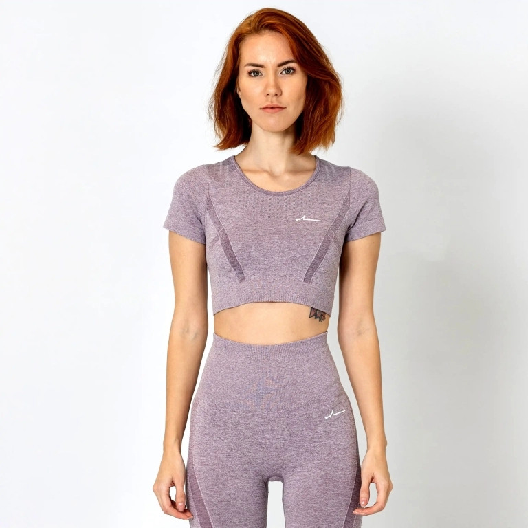 Forza Naadloze Crop Top - Misty Rose - Medium-image-c59f5952-b9eb-4a8e-a90b-b8b072a05ce7-137926