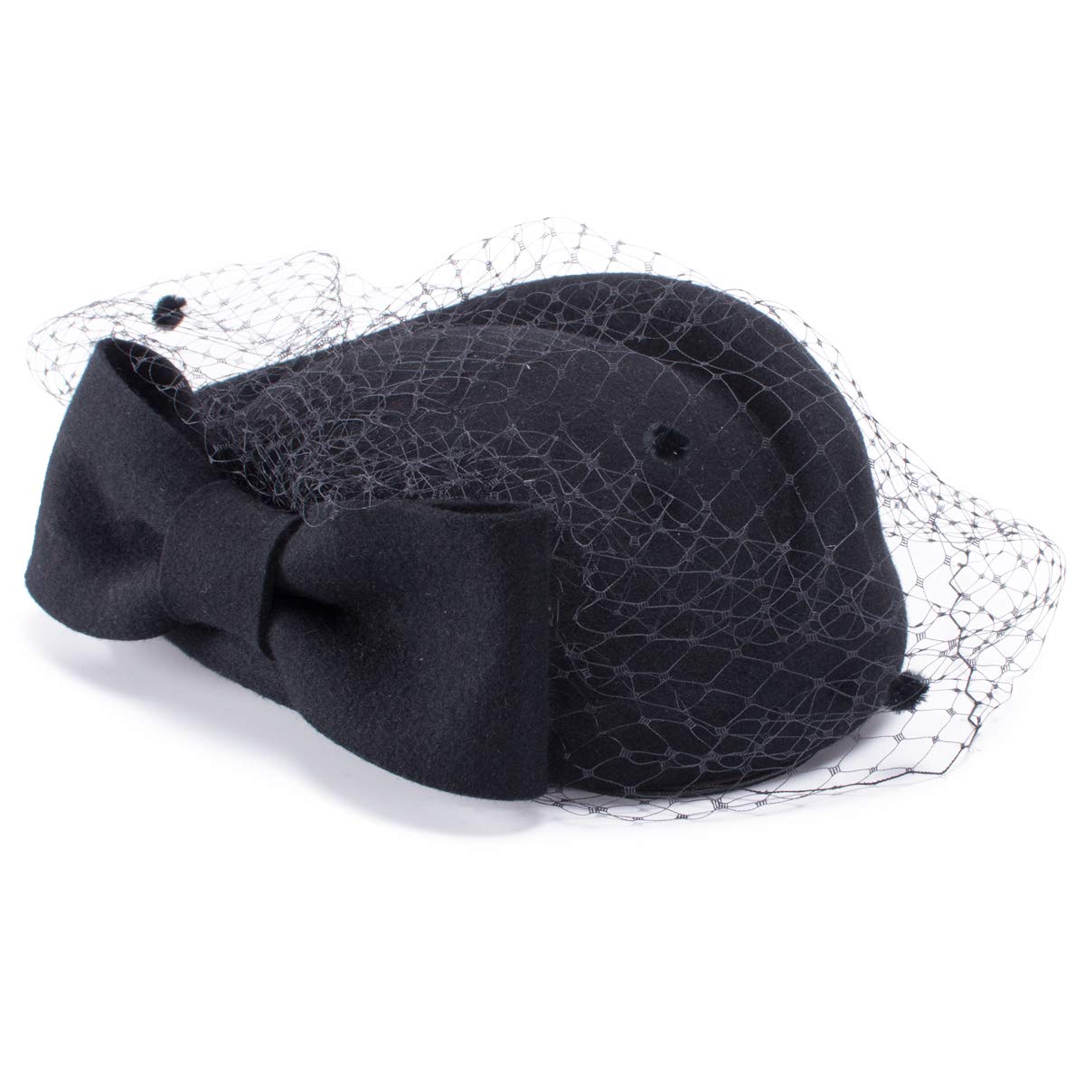 Women's Wool Felt Fascinator Hat - Black One Size-image-daf3d225-9ab4-43dd-a54d-cf435e123de4-125651