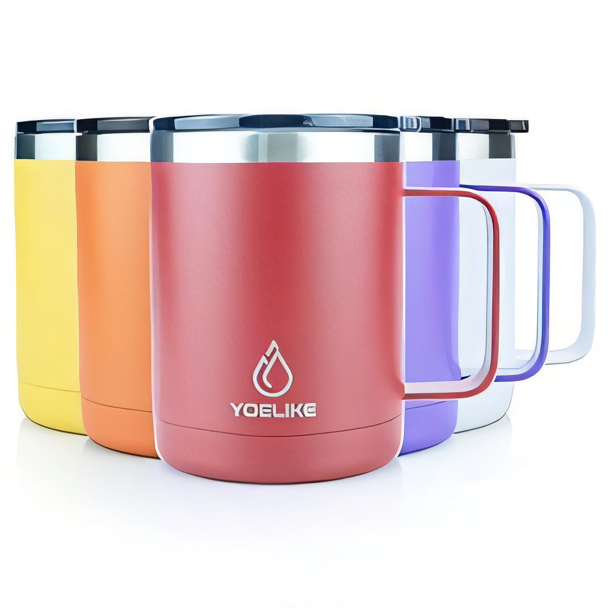 Insulated Coffee Mug with Lid - Red 410ml-image-a0c19aaa-8777-41d5-812c-cf610e52e7c3-125373