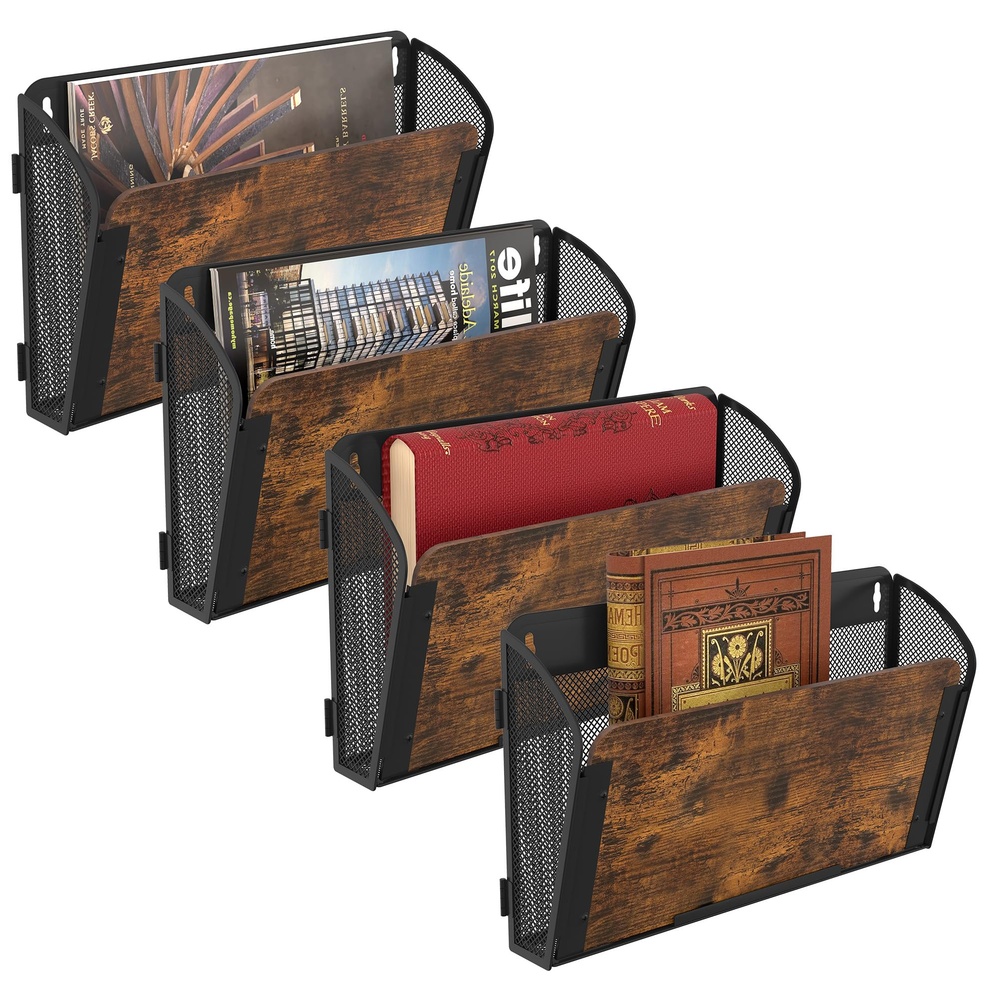 4 Pockets Wall File Organiser - Black/Antique-image-9d2678e9-faed-409b-9540-b022b7085517-1892