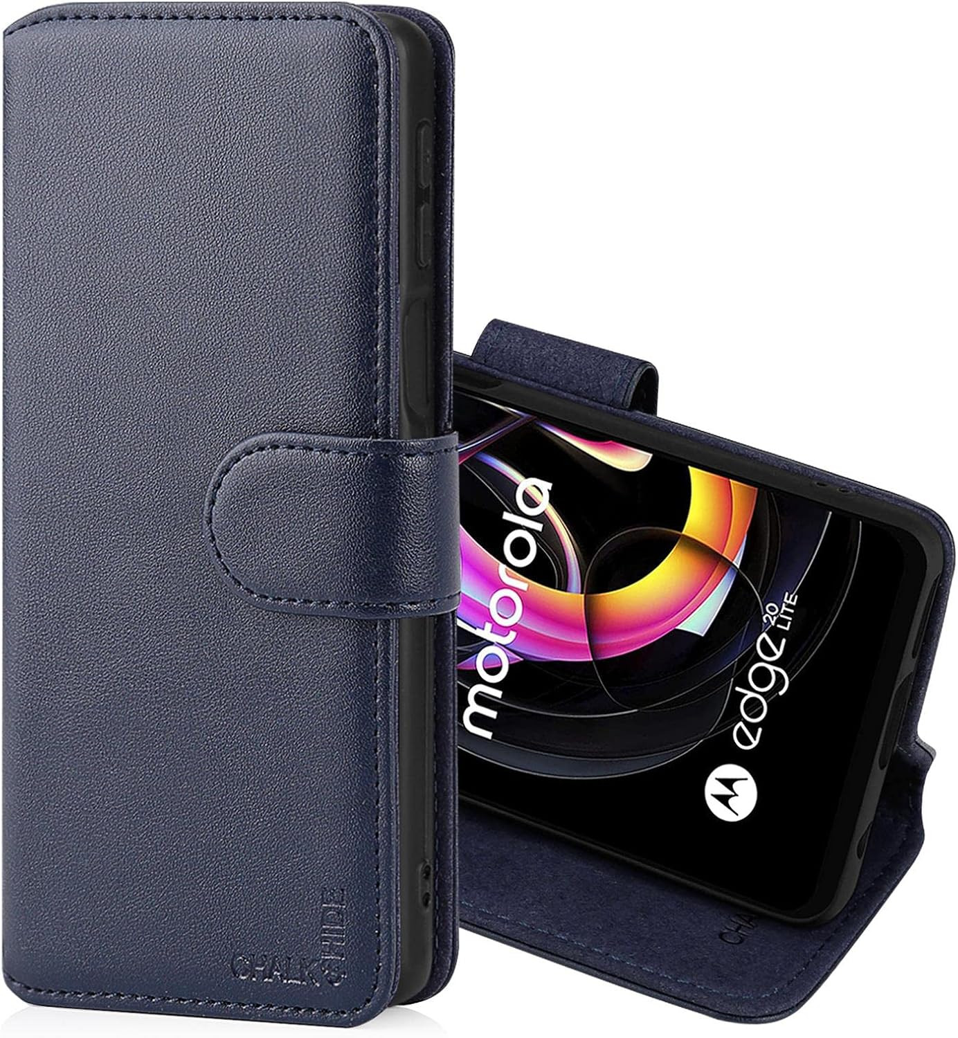 Leather Wallet Flip Case - Navy Blue-image-468e0dc0-540e-420b-8989-d057ae42cfd0-135209