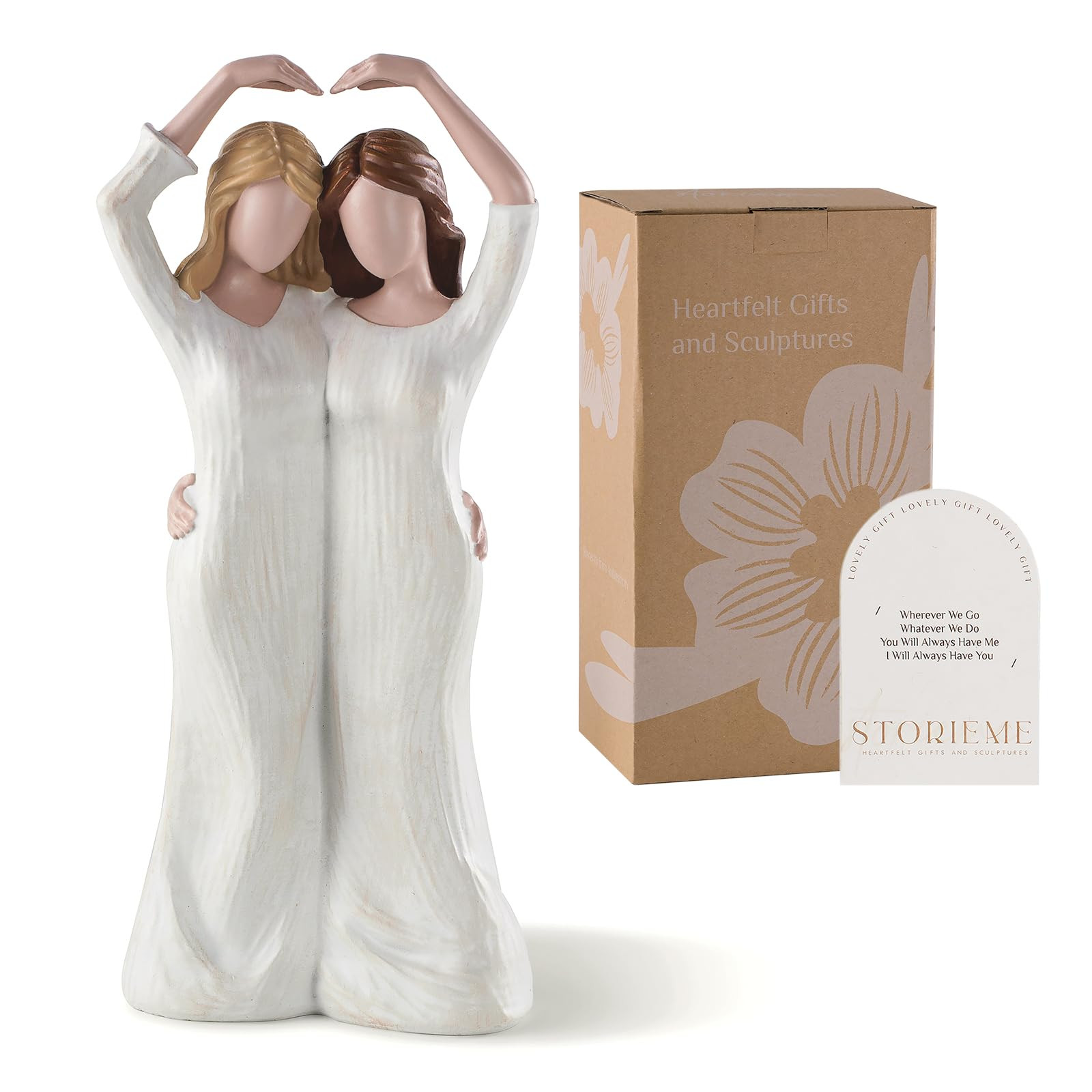Hand-Painted Sisters Figurine Gift - White Normal-image-d92ecc38-8991-4a8b-83cd-b318c23ff77c-134098