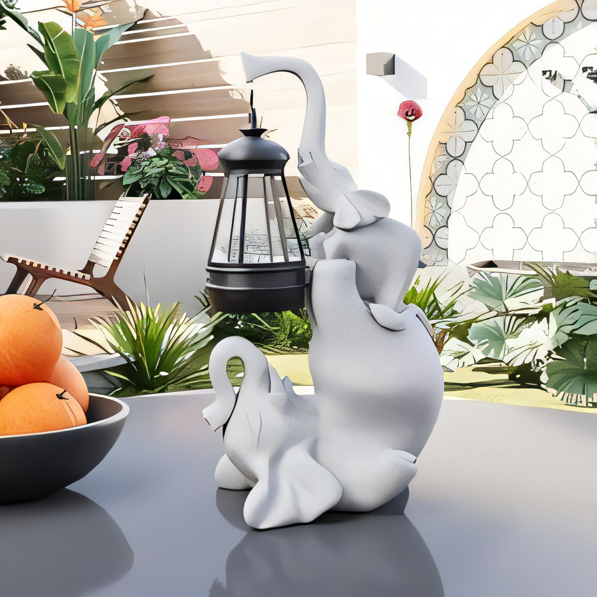 Solar Elephant Garden Ornament - Feet Style-image-169c5206-1076-4952-81ca-fbe2b90dac1c-89968
