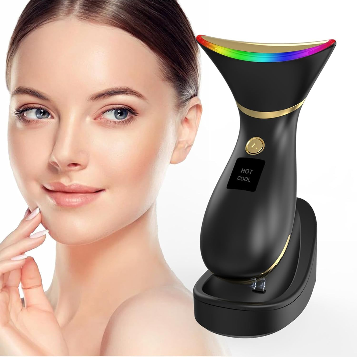 Electric Face Massager LED Therapy - White AS-image-6bf3b07e-9c11-4fa9-a8b2-b7ac5633c2fc-132776