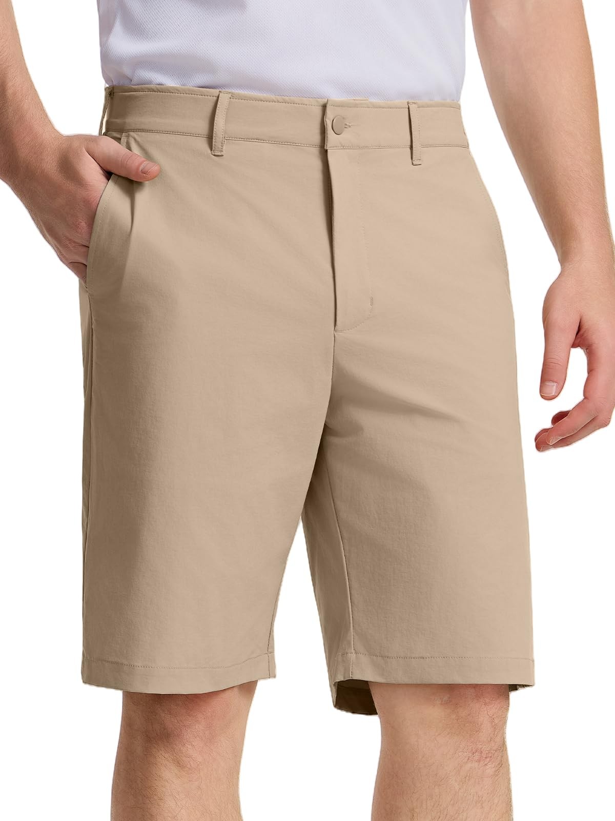 Men's Golf Shorts Quick-Dry 4-Pocket - Khaki 30