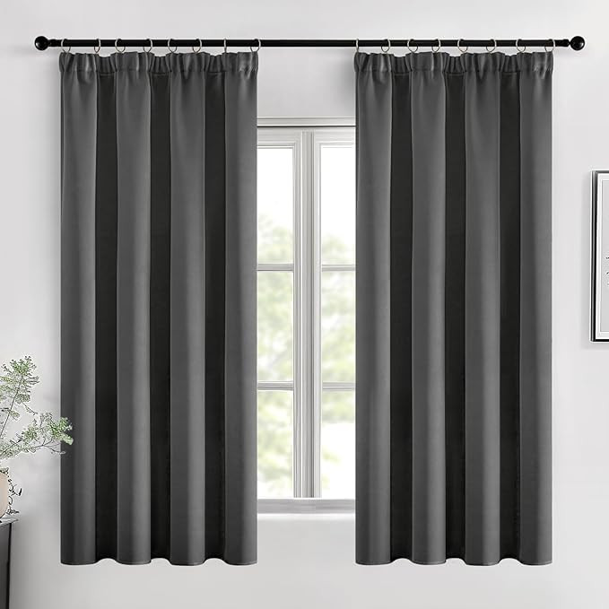 Thermal Insulated Blackout Curtains 2 Panels, Pencil Pleat Top-image-9365bd88-8edb-4d5d-8b63-e720a868e6a1-68472