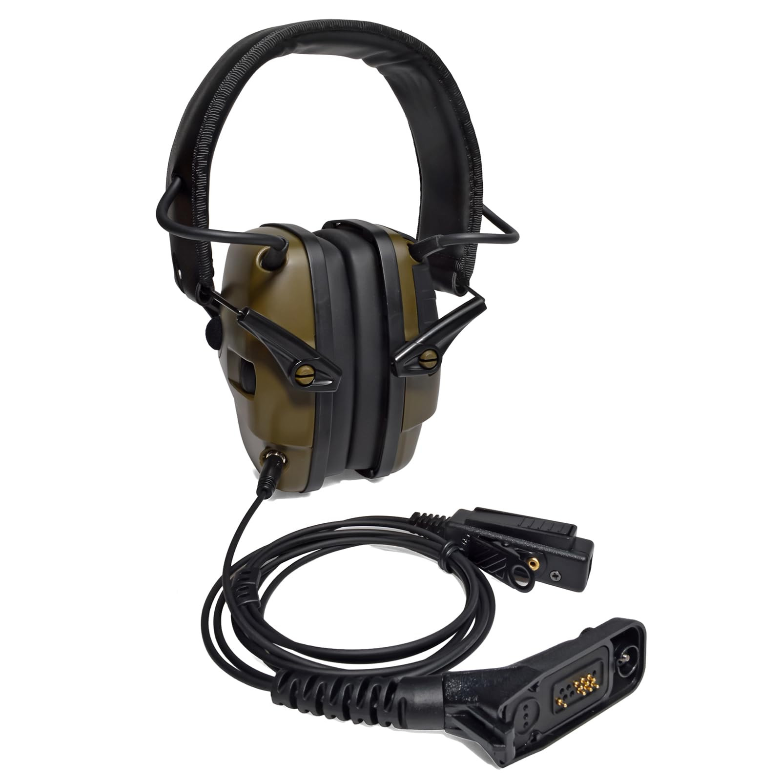 Electronic Ear Defenders Walkie Talkie - Green One Size-image-9c82ac51-9d94-4679-8704-83b32ee728e6-970