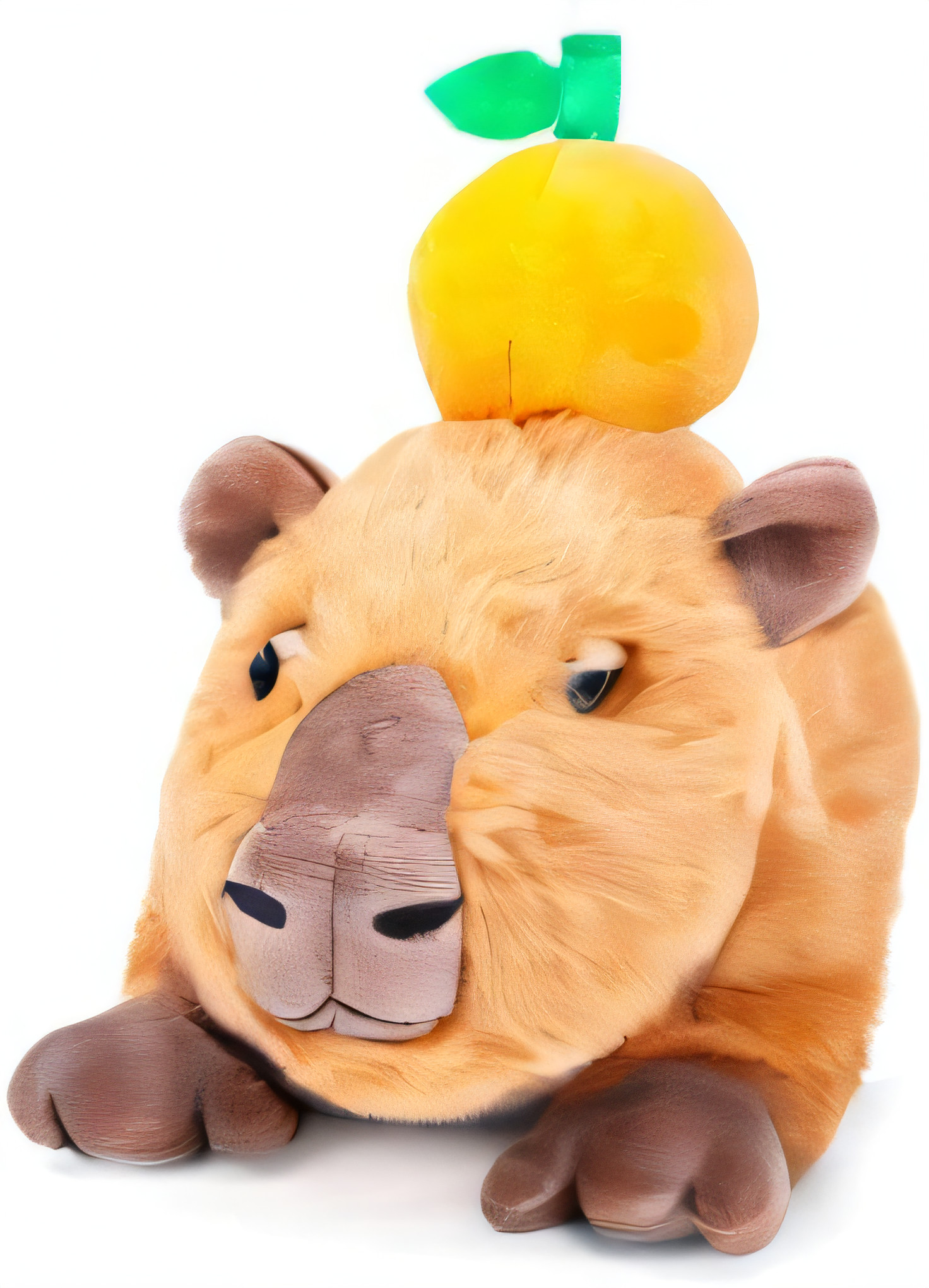 Capybara Plush Toy Realistic Soft - Orange 31cm-image-a0ac8497-2943-4c30-a153-074598f9539b-94661