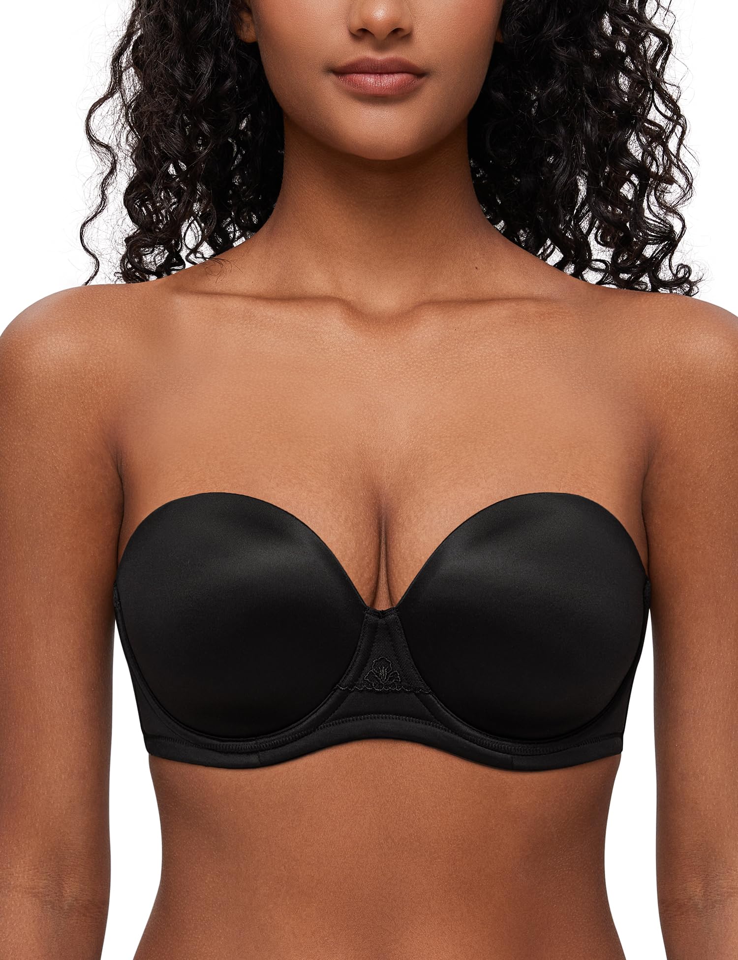 Strapless Push Up Bra Full Coverage - Black 38C-image-c3129906-d0b1-446a-96bd-9d795b486d25-126964