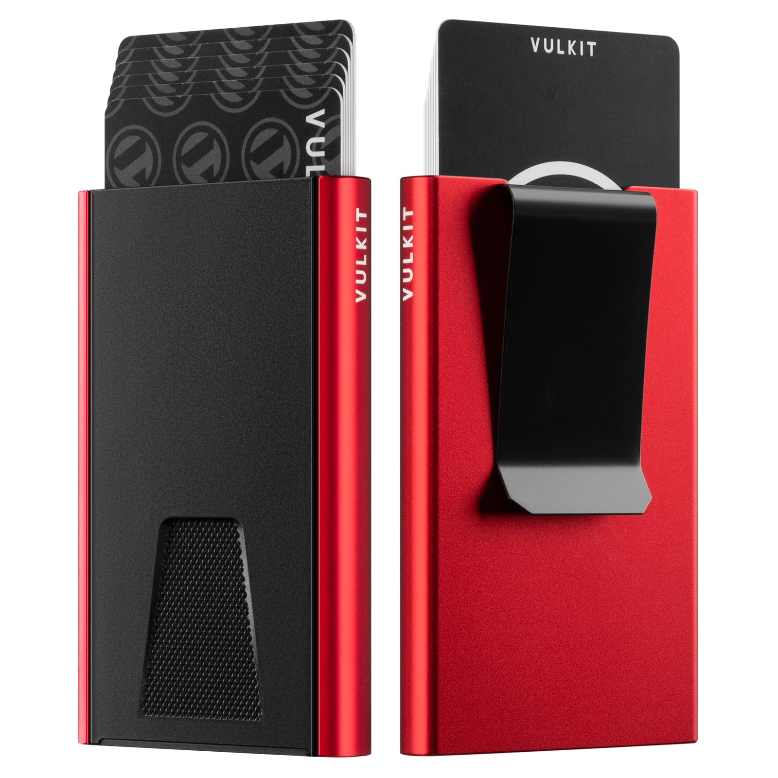 Slim RFID Card Wallet - Red With Money Clip-image-92cdb8e2-173d-4804-becd-af7b202a5fe2-125820