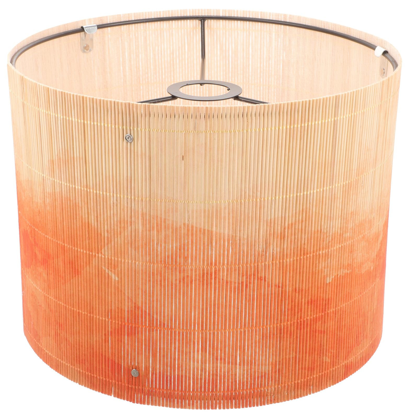 Bamboo E27 Pendant Lamp Shade - Orange 30x30x23cm-image-9552e915-28b2-4088-af1a-f6551f16dc91-2429