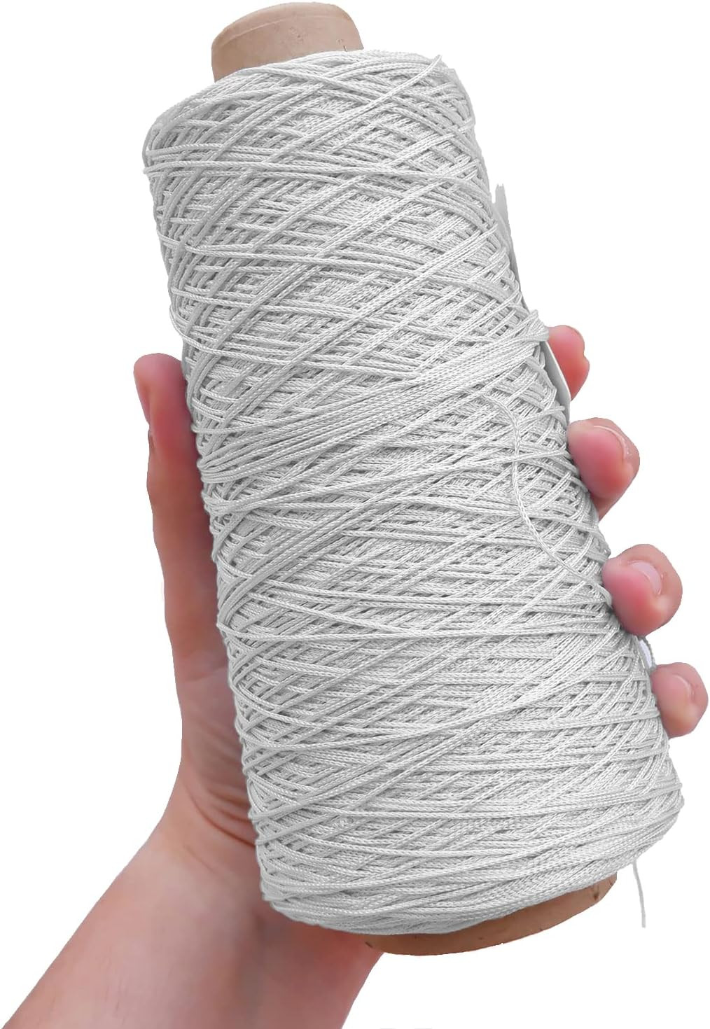 Cuquillo Chain Yarn 100% Rayon - Snow Gray-image-bbc43549-fbcf-43ad-a927-b734c237b79e-175
