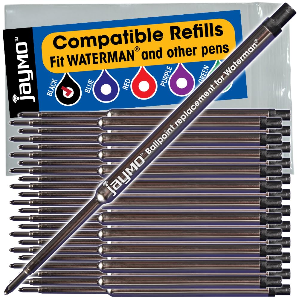 Ballpoint Pen Refills 4.4in Pack of 24 - Black WM Ballpoint-image-d0425178-7f00-4568-a9b7-ed1808241173-126107