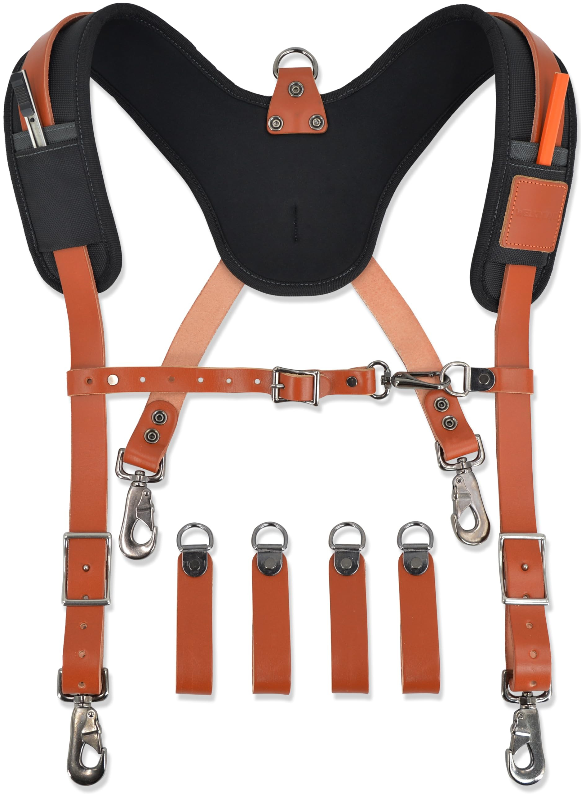 Leather Tool Belt Suspender - Brown 41"-57"L-image-9ddb250f-4f71-4375-b448-ec03afd9f35b-921