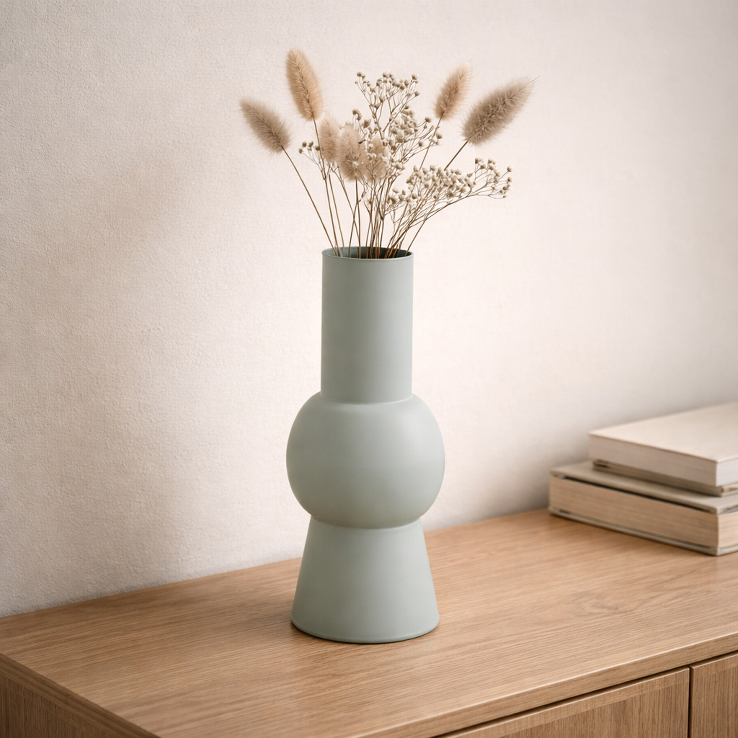 TAMBULIG Metal Vase – Mint Green 275mm-image-a2c4861f-889d-43c2-a4ae-ade127384e34-169613