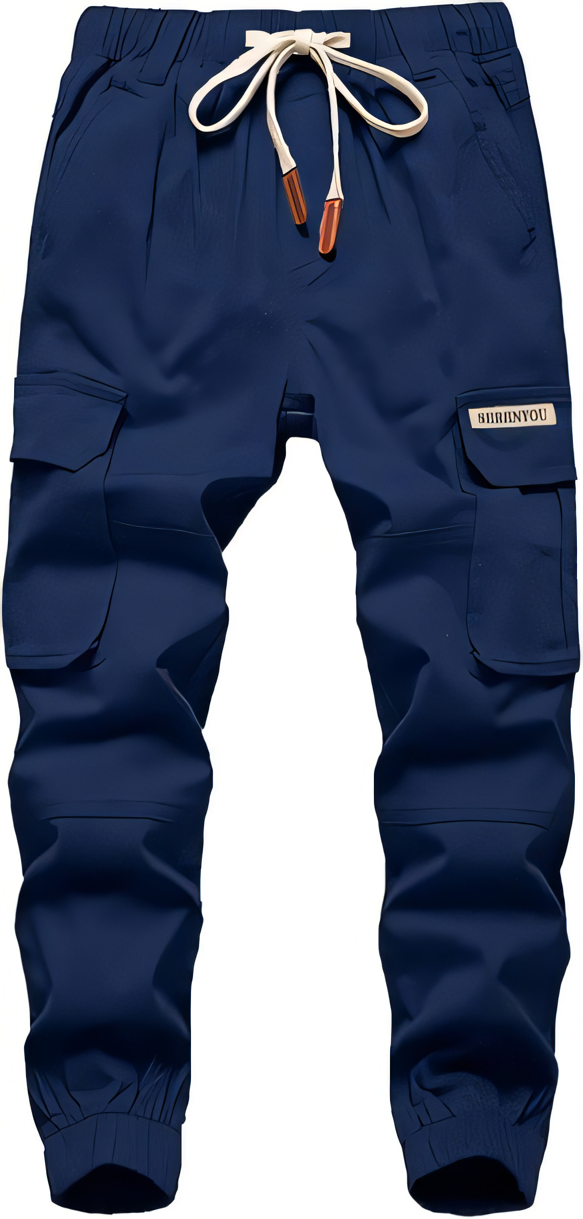 Boys Cargo Joggers with Pockets - Navy 9-10 Years-image-a8c4cd49-3a84-4f00-84ee-8834aba0eeb6-104629
