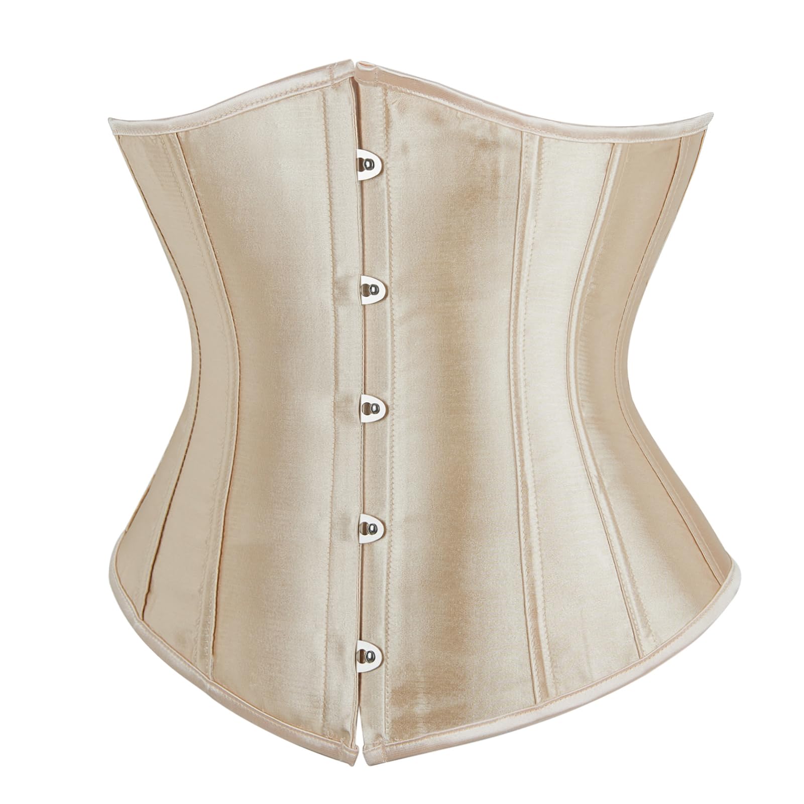 Women's Satin Lace Up Corset - Beige XL-image-6bad2a0b-155a-4453-a168-3ba2a73fa00f-266223
