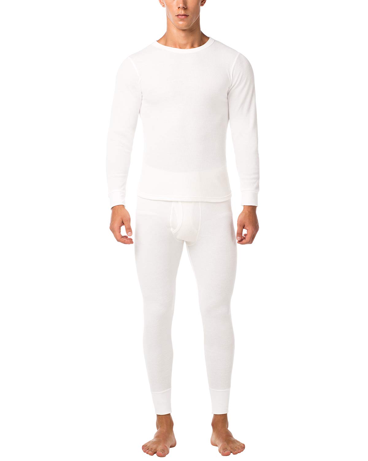 Men's Waffle Thermal Underwear Set - Off-White XXL-image-3b5ce378-af38-410c-8985-f7ad74a9bb9a-127204
