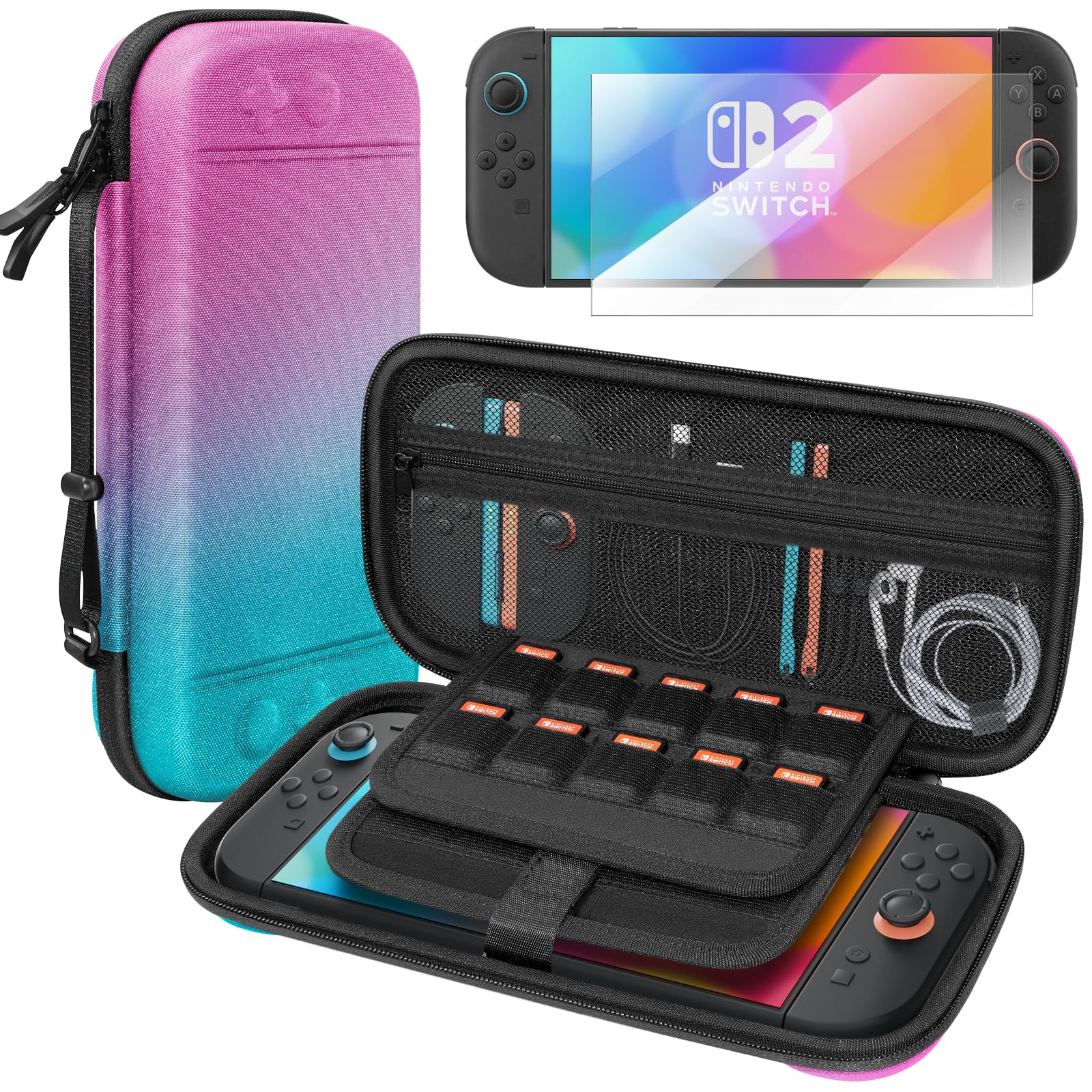 Switch 2 Travel Carry Case - Pink-image-6974ff58-7931-42c2-9df4-4779632aa8cc-1561