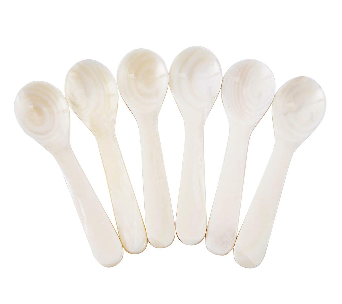 Mother of Pearl Caviar Spoons Set of 6 - White S-image-4d59e90e-c8d8-4987-b39f-3a60805ea44b-125628