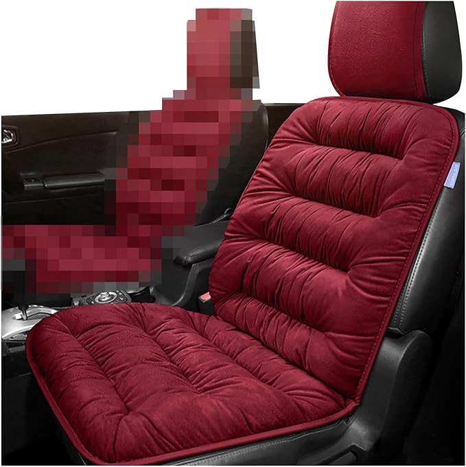 Plush Car Seat Cover Cushion - Red-image-9b55fc09-ebfb-4c76-b2f8-d04b45f590d1-85543