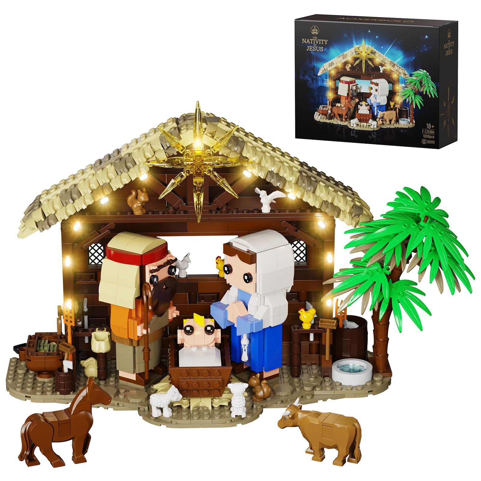 Nativity Scene LED Building Kit - Christmas 27cm-image-33e1275e-9f9e-4aa4-8d61-013697d17289-133563