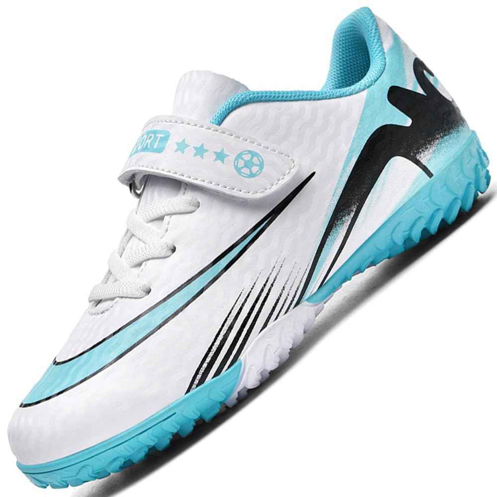 Kids Football Boots Non-Slip - White UK 12.5-image-63c5eea9-112c-44bb-b809-8922577a800f-127009