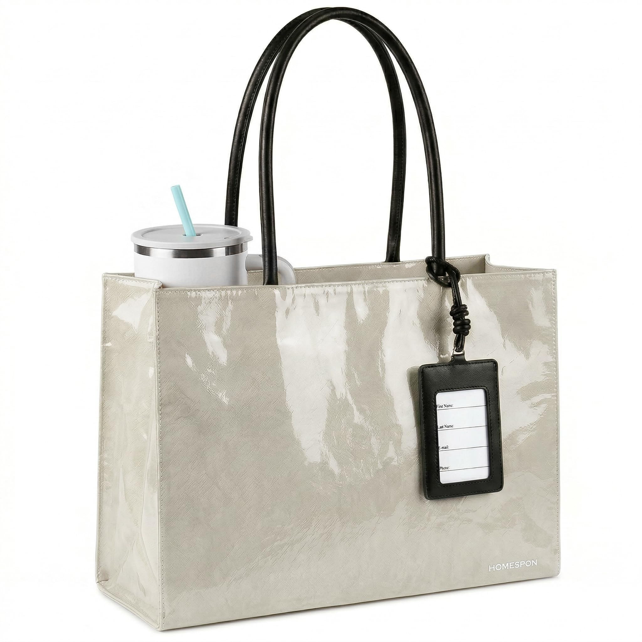 Women's Large Tote Bag - Ivory White L-image-3a8d13e3-f732-46b4-8cbd-08bdf010e657-138199