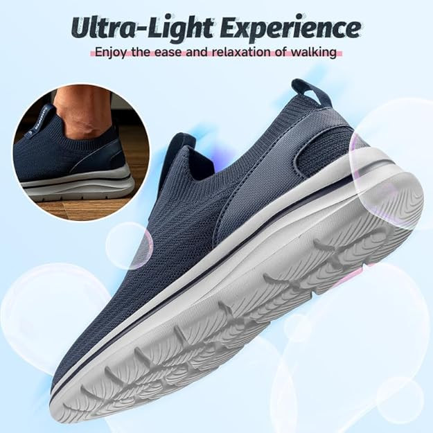 Men's Slip-On Trainers - Dark Blue Grey UK 11.5-image-a03a39bd-4ace-4b04-87ab-e8602d8c5a73-108538