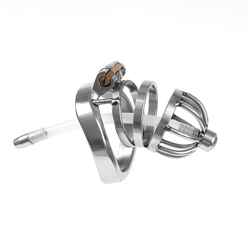 Steel Male Chastity Cage with Lock - Silver 50mm-image-739bf8c2-3b63-42ed-93a9-2b681ac2f5a4-268890