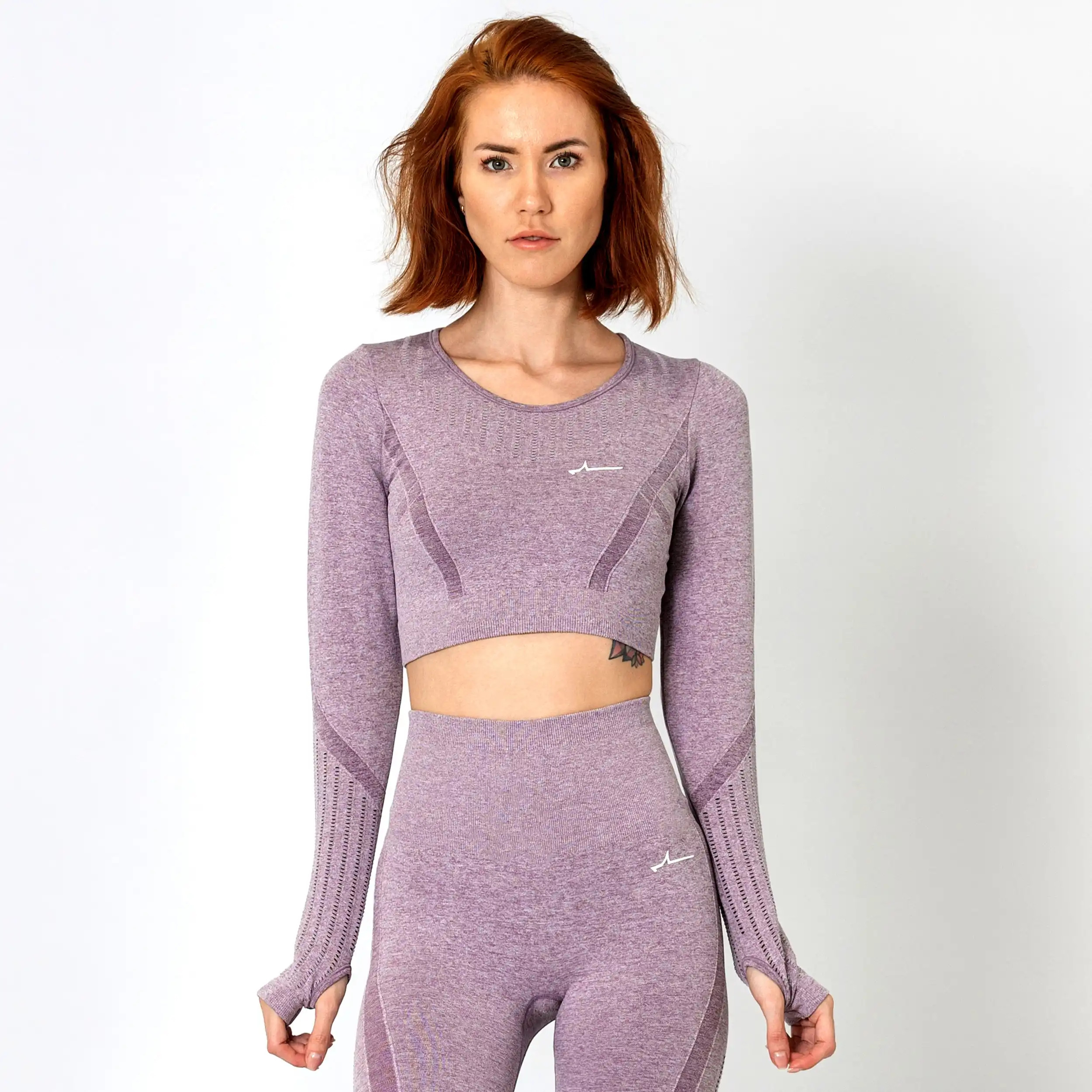 Forza Naadloze Crop Top - Misty Rose - Small-image-e9b816a5-57d2-4057-8e3c-4011b91ce004-137915