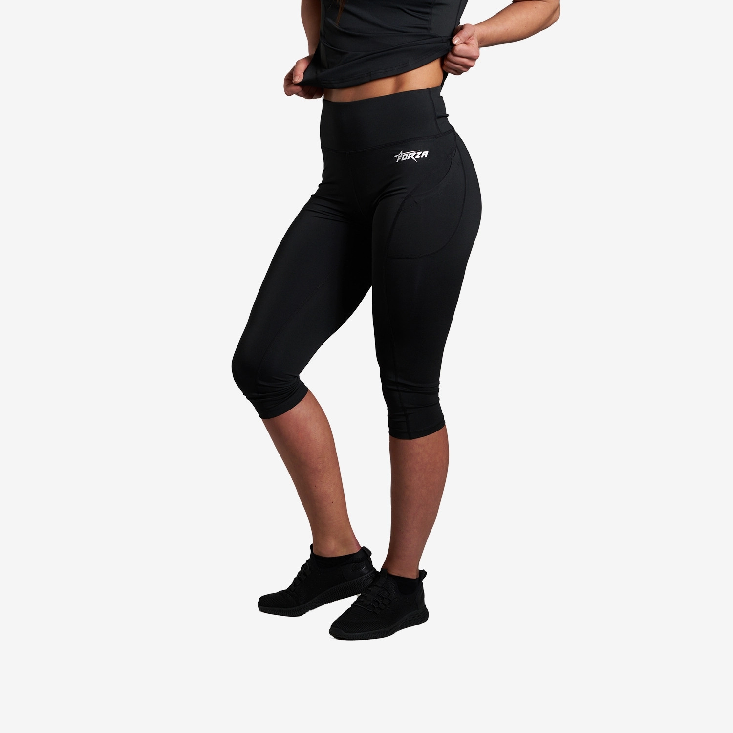 Forza Leggings 3/4 - Midnight Black - Medium-image-8b92a909-3177-4b71-a4d2-d94d681c4bbc-268793