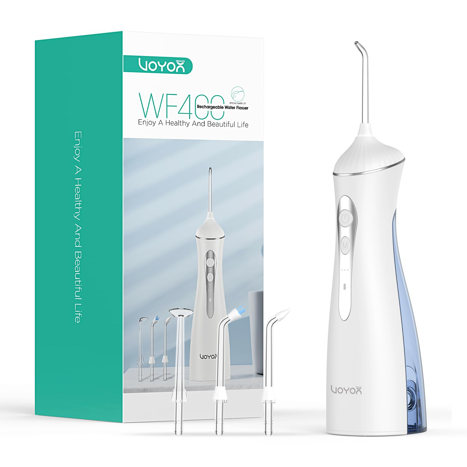 Cordless Water Flosser 3 Modes - White WF400-image-06ee268d-d5f0-468d-a4f8-0fde435bc211-1006