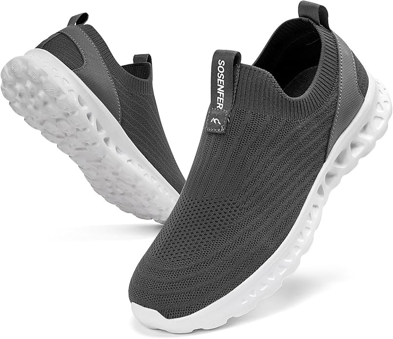 Men's Slip-On Trainers - Dark Grey UK 10.5-image-9abc499c-43f0-4e38-8610-031885b4028d-107819
