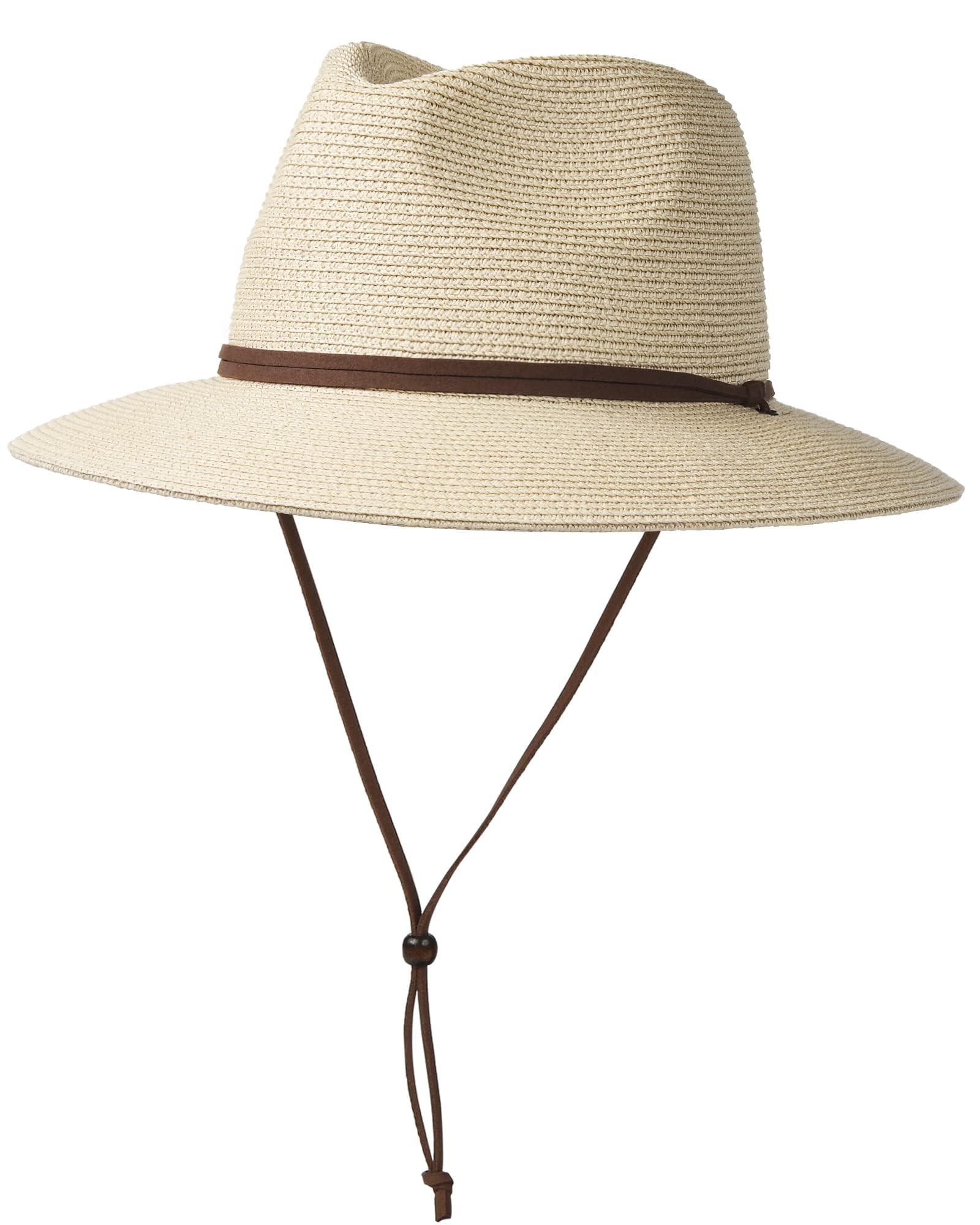 Unisex Straw Sun Hat Wide Brim - Beige L-XL-image-40d0ea5f-9b3b-43b2-a82c-5623a424a250-138058