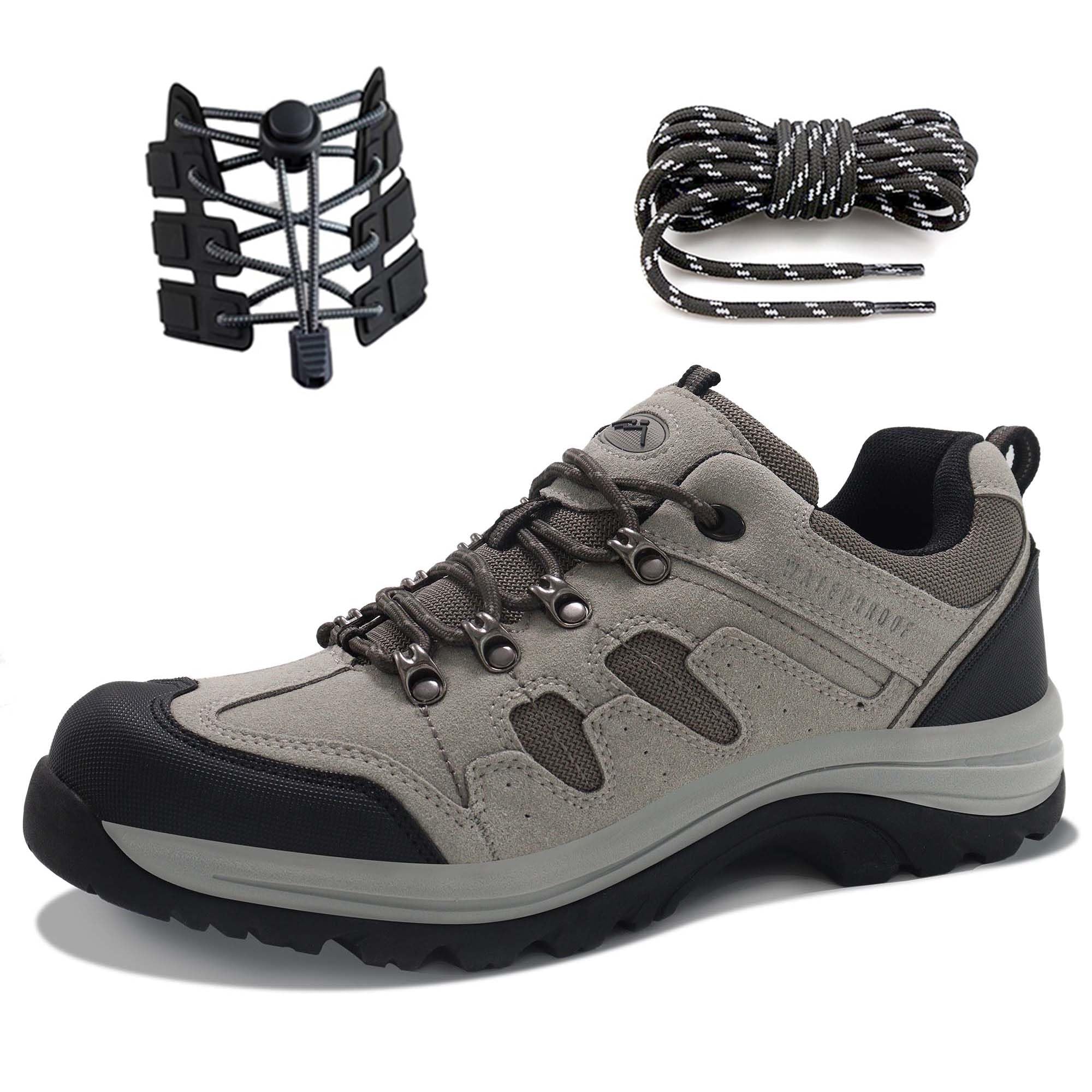 Men's Waterproof Hiking Shoes - Grey UK 6-image-f8fe41f3-4b31-4638-98db-3ac376069850-125576