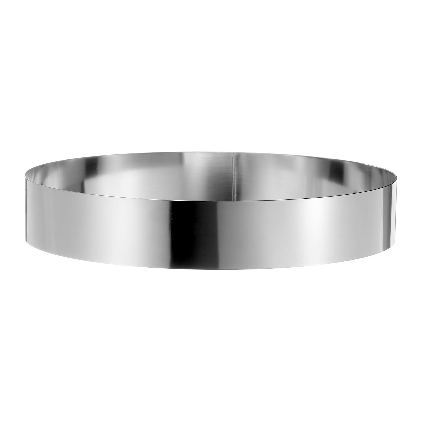 Stainless Steel Cake Ring - Silver 11 x 2 Inch-image-375f6cb1-dfb2-4758-804c-b18dcaf1d7d6-266097