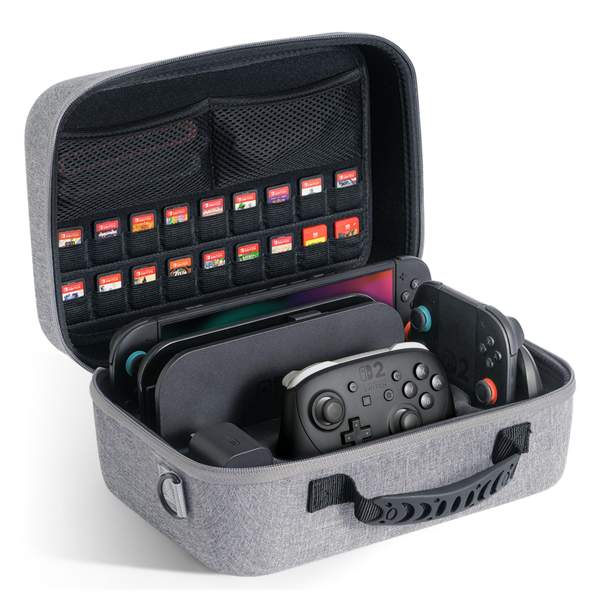 Carry Case for Nintendo Switch 2 - Grey NSC33-GY-image-250c3adb-d914-497d-874c-3f10c70ae9cc-4276