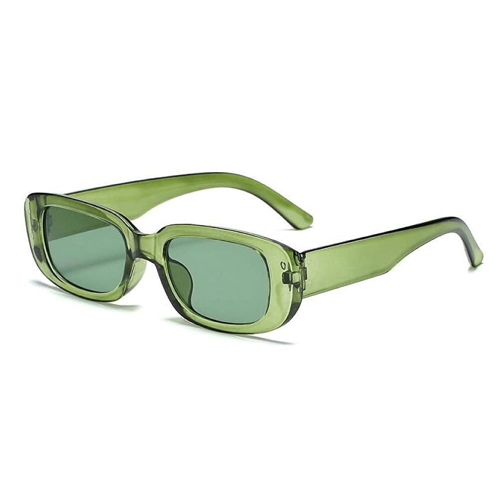 Vintage Rectangle Sunglasses UV400 - Green GXJ01711-image-9673d2a3-97a8-4a9a-b45c-f53438229557-268388
