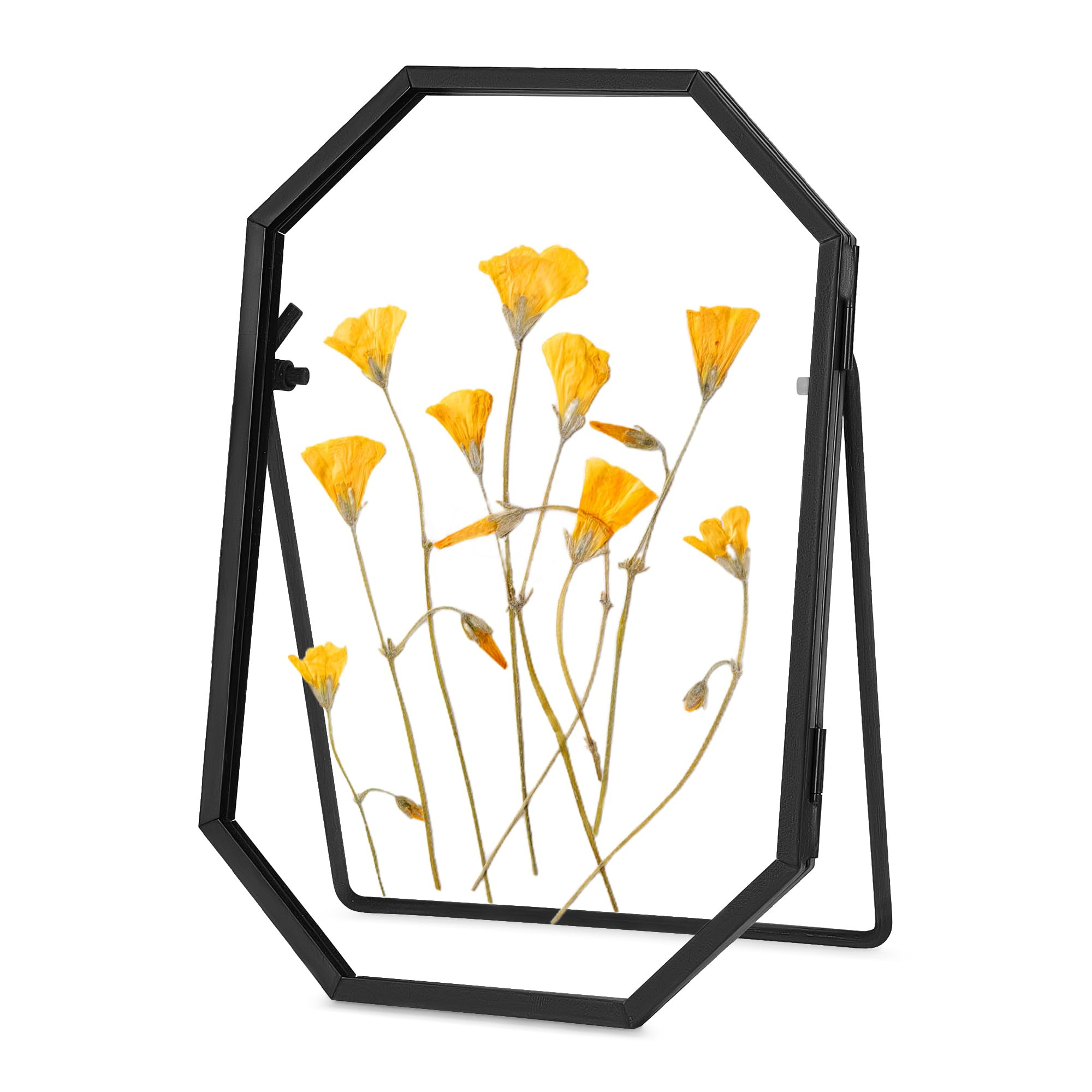 Pressed Flower Frame Double Glass - Black 10.2x15.2cm-image-7243f158-19a3-4998-81d0-90f4587d1248-266964