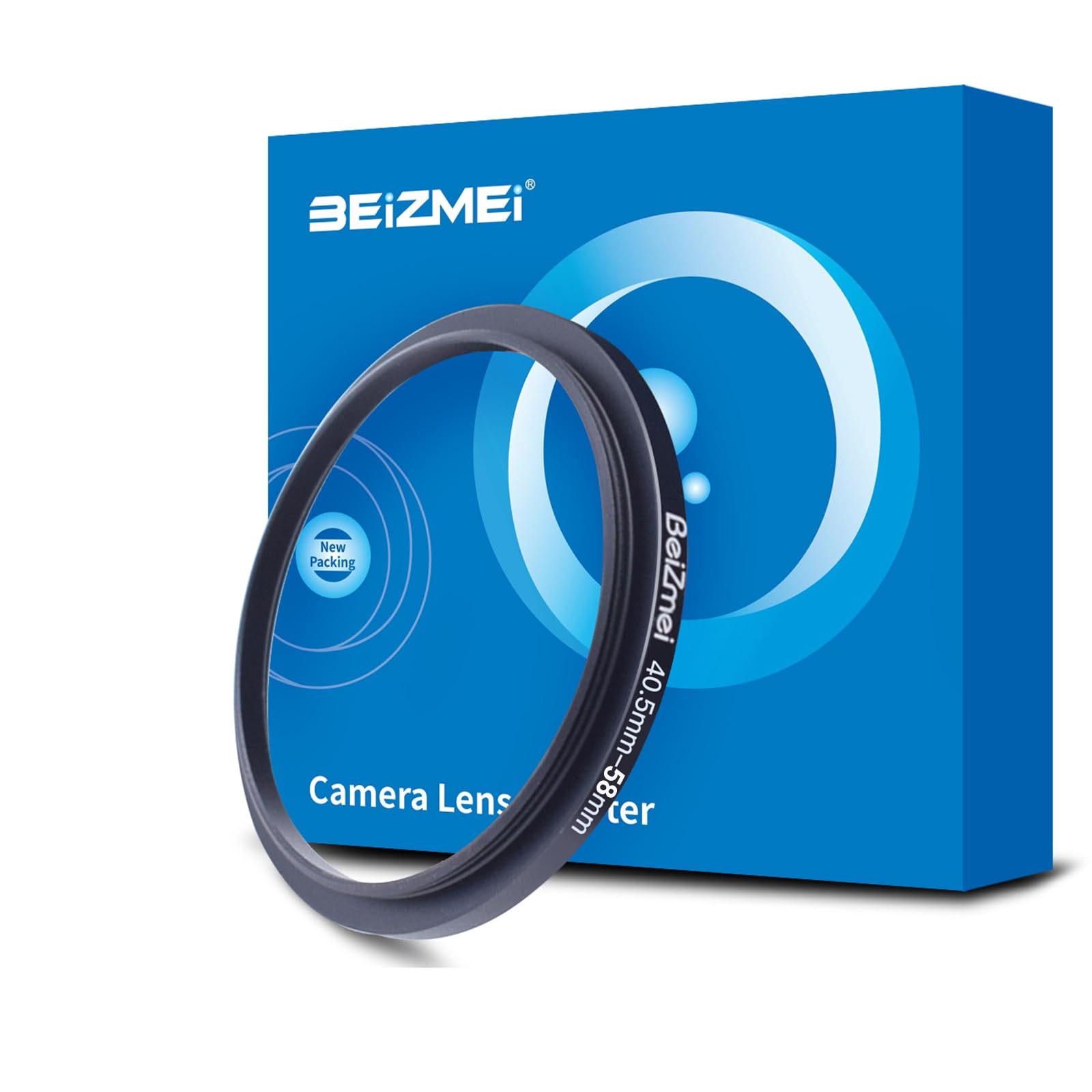 Camera Step-Up Ring CNC Metal - Black 40.5-58mm-image-f0153f36-e44a-4d22-8a45-493d46c70ab4-125939