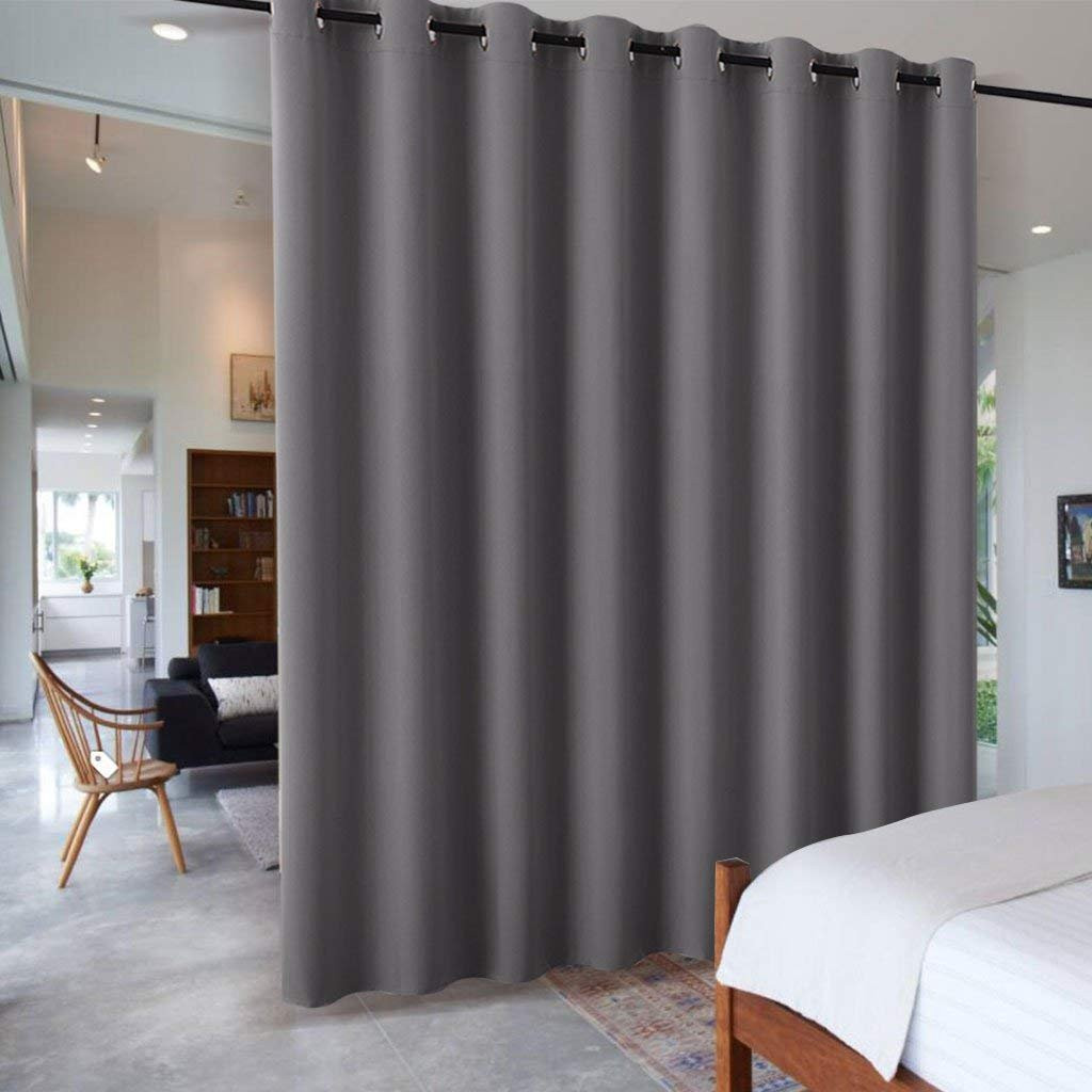 Blackout Divider Curtain - Grey W180" x L96"-image-87acdc91-d7bd-4b8a-a9f2-13b3b017a289-134678