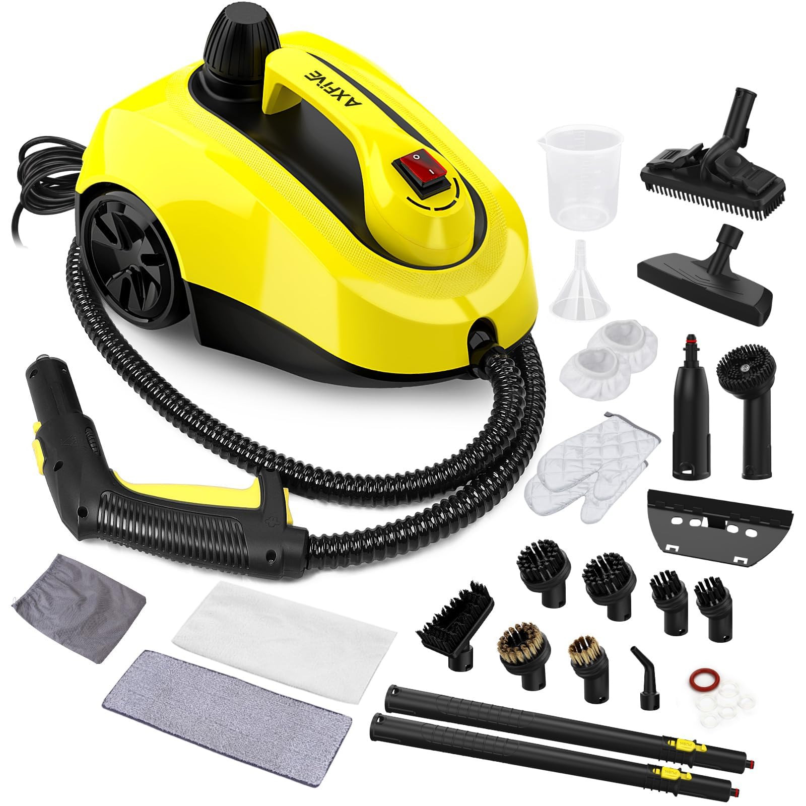 Steam Cleaner Mop 26 Accessories - Red SW608-A