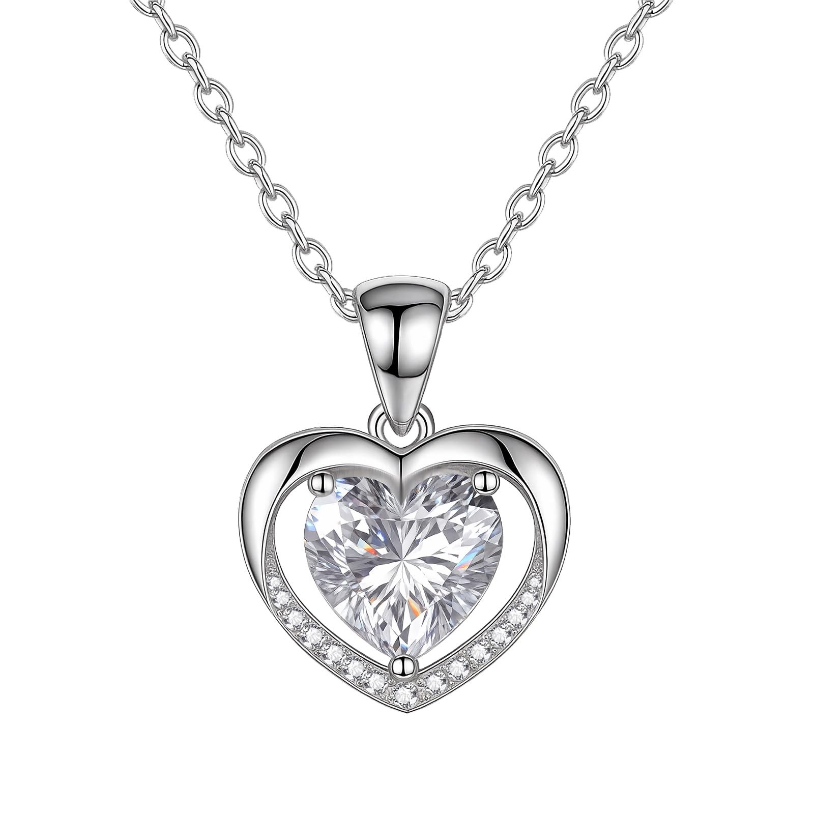 Rose Necklace Gift Set - White Eternal Heart-image-eff8f30e-8754-4c48-899a-fdbc969f8a0f-2484
