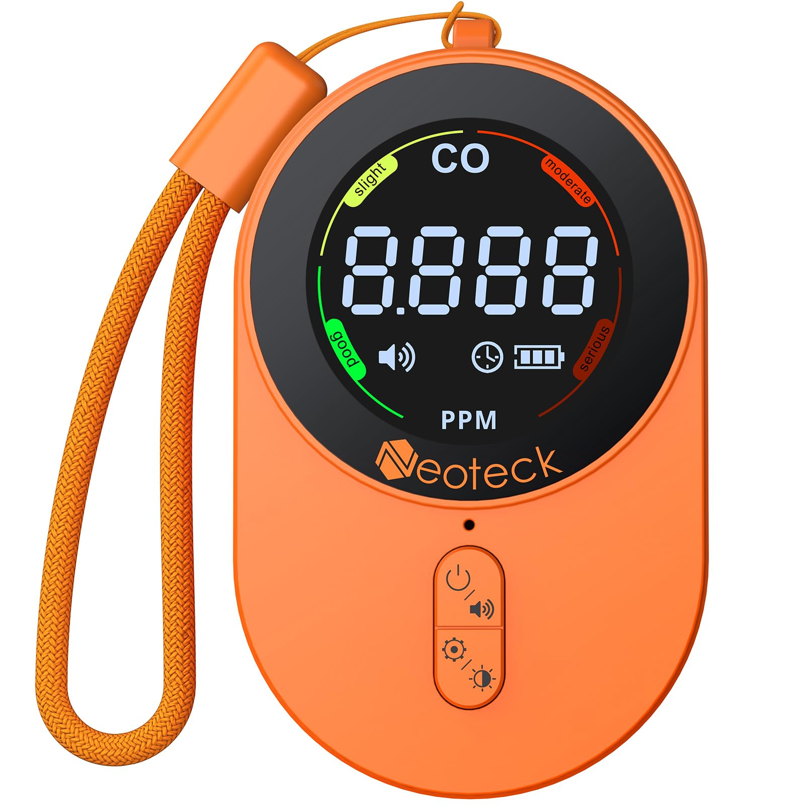 Portable CO Detector Rechargeable LCD Display - Orange NTK236-image-ebe56c68-4987-4396-bbcf-9fa15e984b7d-131630