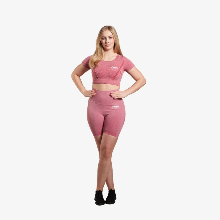 Forza Naadloze Crop Top - Flamingo Pink - Large-image-ef3d1866-732a-4187-b00f-de18b8620df7-3645