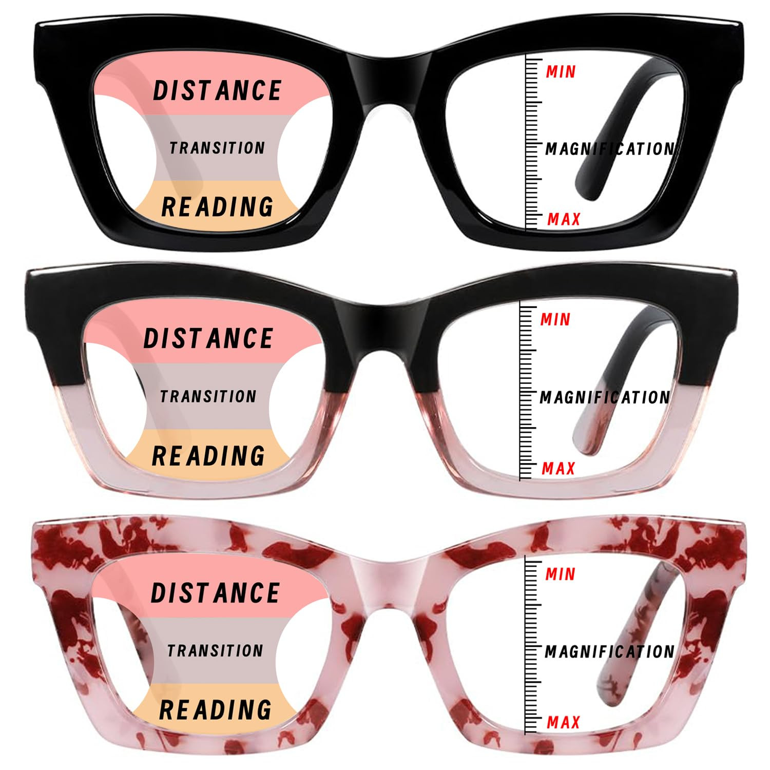 Oversized Reading Glasses Blue Light - Black+Pink+Pink Tortoiseshell-image-8d82c216-950d-4e6b-ab12-9eba228b2f76-268433