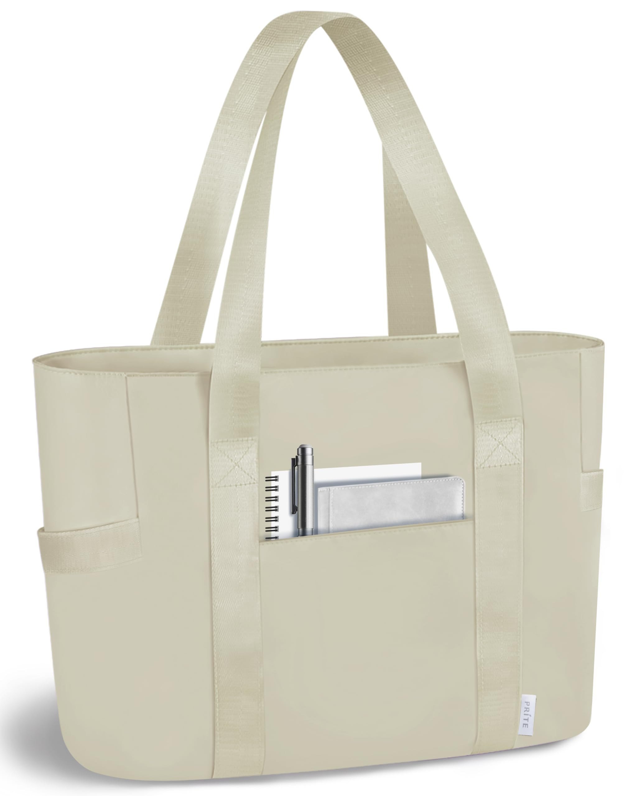Women's Laptop Tote Bag Waterproof - Khaki M