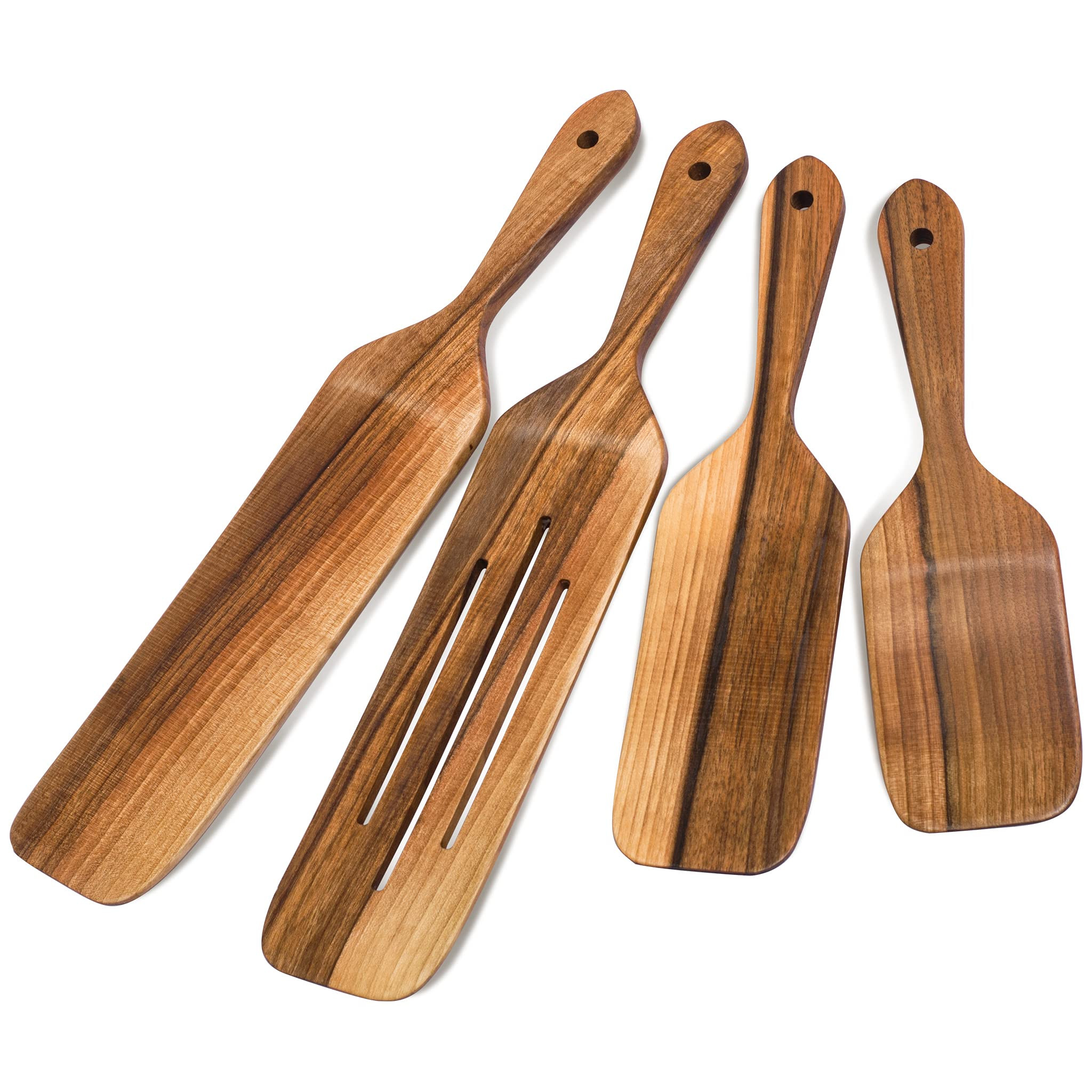 Wooden Spatula Set 4-Piece - Walnut Flat Ones-image-59c8bb43-3068-4c75-8fc8-55c42a66b35d-1759